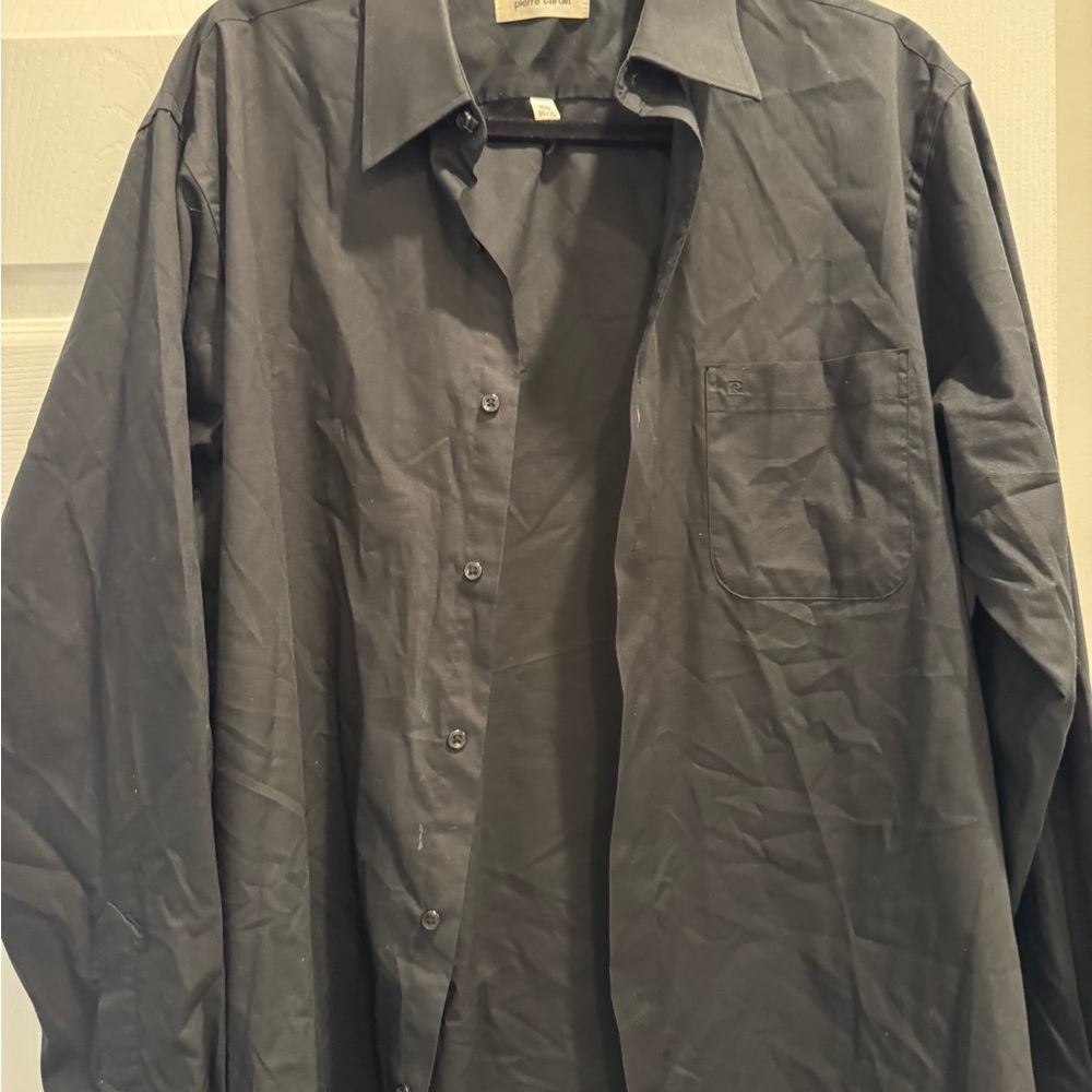 Classic Black Button-Up Shirt